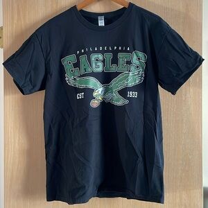 Philadelphia Eagles NFL Football Retro Kelly Green Bird Logo Oversized T-Shirt